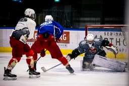Building a real-time predictor of hockey game outcomes